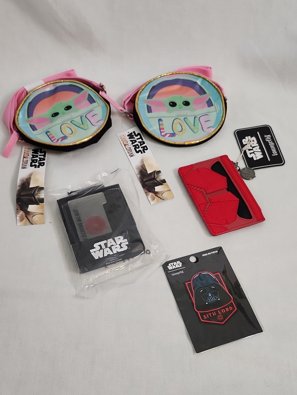 Starwars Loungefly and Bioworld Set